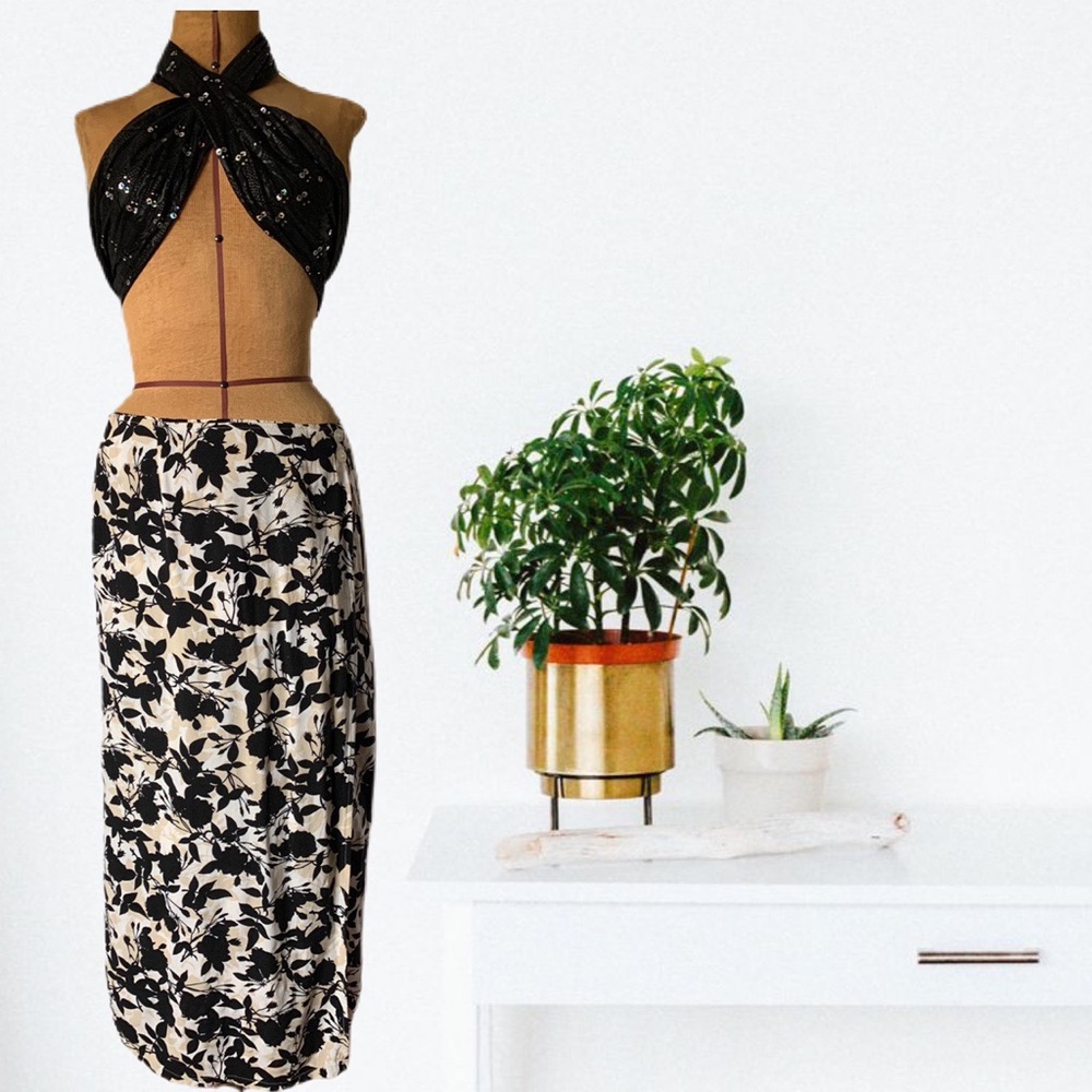 Vintage Sag Harbor Petite Maxi Skirt Size Small